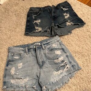 2 Jean Shorts Bundle